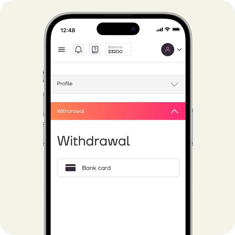 Withdrawal Method