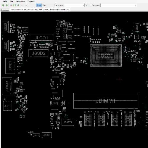 Lenovo ThinkPad E 14 Gen 5 / E 16 Gen 1 AMD LCFC KE452/KE612 NM-F351 Rev 1.0 BoardView.CAD