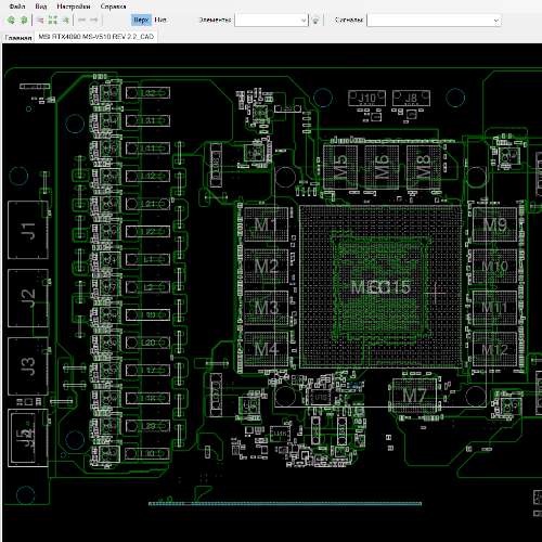 MSI RTX 4090 Suprim X MS-V510 Rev 2.2 BoardView.CAD