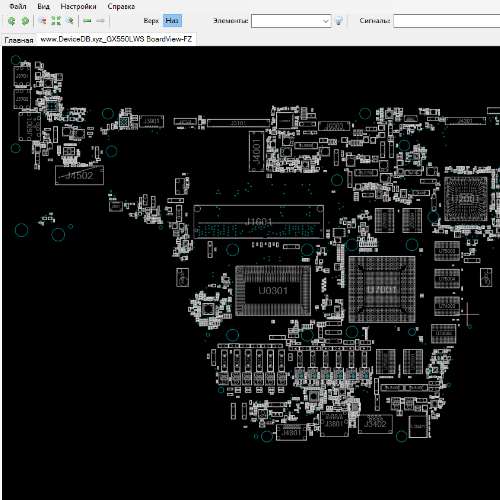 Asus GX550LWS BoardView(.fz)