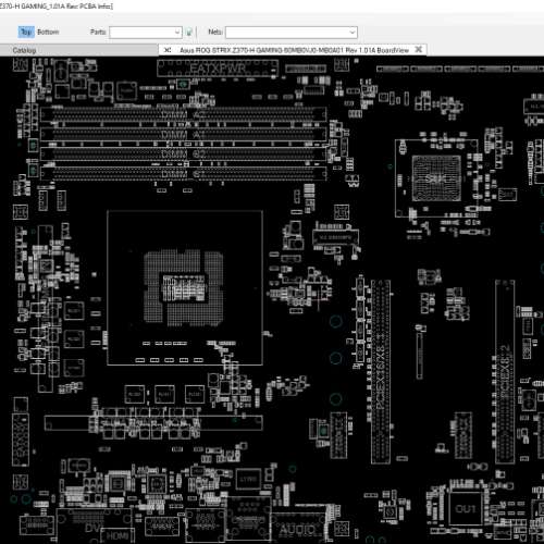 Asus ROG STRIX Z370-H GAMING 60MB0VJ0-MB0A01 Rev 1.01A BoardView.FZ