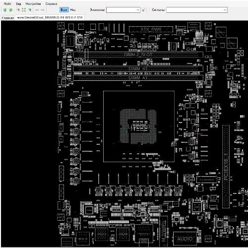 Asus ROG MAXIMUS XIII APEX Rev 1.01X BoardView.CAD