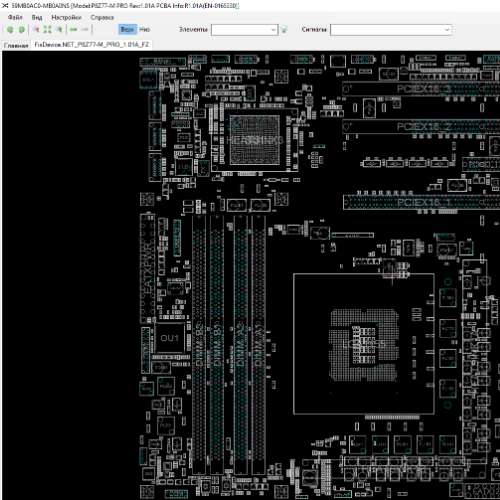 ASUS P8Z77-M PRO 1.01A BoardView.FZ