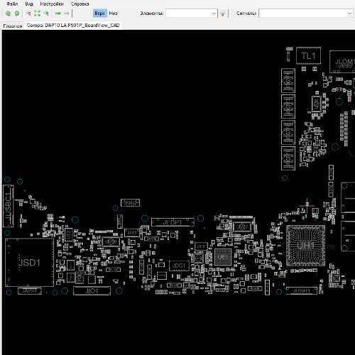 Dell Presision 7530 Compal DAP10 LA-F591P BoardView.CAD