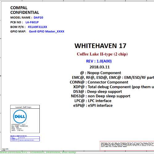 Dell Precision 7730 Compal DAP20 LA-F601P Rev 1.0(A00) Schematic.PDF