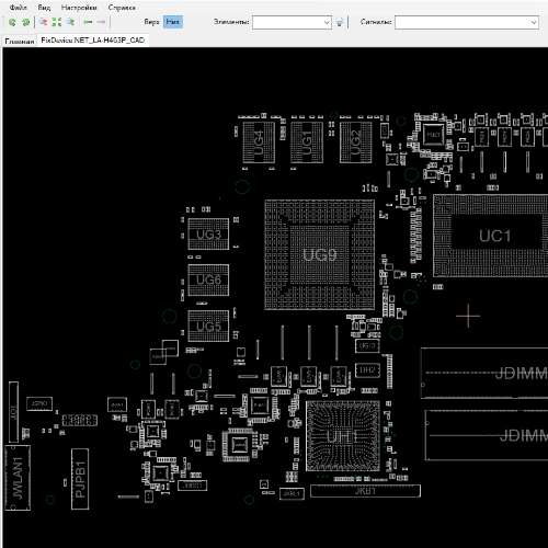 HP Pavilion 15 Compal FPC52 LA-H463P  BoardView.CAD