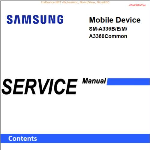 Samsung Galaxy A33 SM-A336B SM-A336E SM-A336M SM-A3360 Service Manual