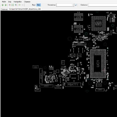 Dell Vostro 3400 Compal GD15A LA-K036P Rev 1.0 BoardView.CAD