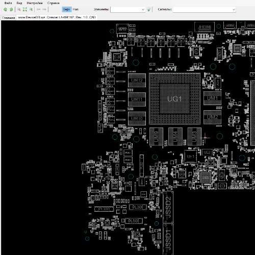 Dell Alienware X16 R2 Compal LA-M41AP Rev 1.0 BoardView.CAD