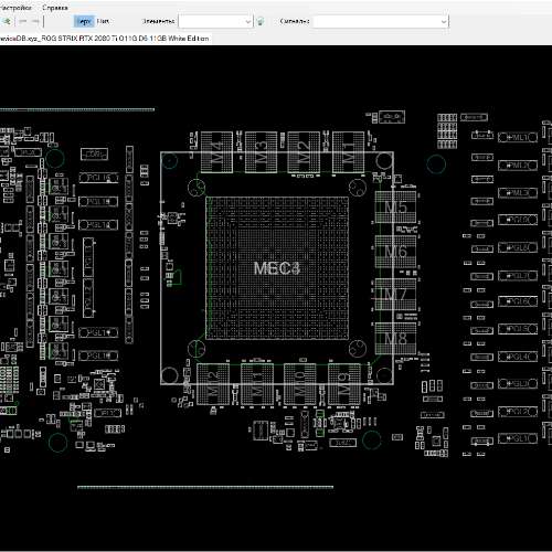 ASUS ROG STRIX RTX 2080 Ti O11G D6 11GB White Edition BoardView .CAD