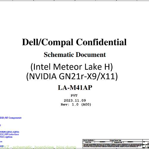 Dell Alienware X16 R2 Compal LA-M41AP Rev 1.0(A00) Schematic.PDF