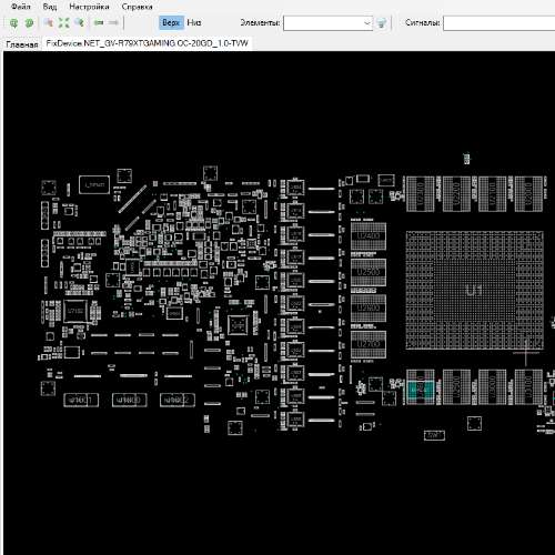 Gigabyte RX 7900 XR Gaming OC GV-R79XTGAMING OC-20GD Rev 1.0 BoardView.TVW