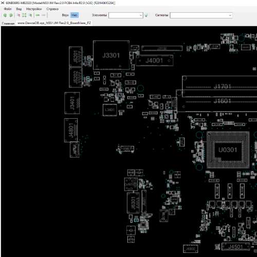 Asus N551JM Rev: 2.0 (60NB06R0-MB2020) BoardView.FZ