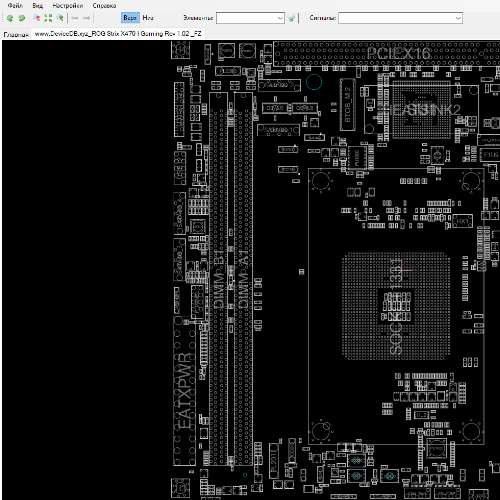 Asus ROG Strix X470-I Gaming Rev 1.02 BoardView.FZ