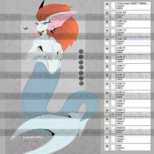 Mermaid shark base