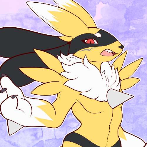 lucario x renamon LUNAMON base