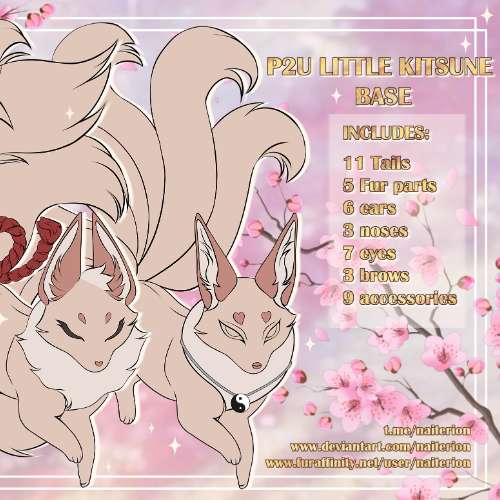 [P2U] Little Kitsune / Fox base