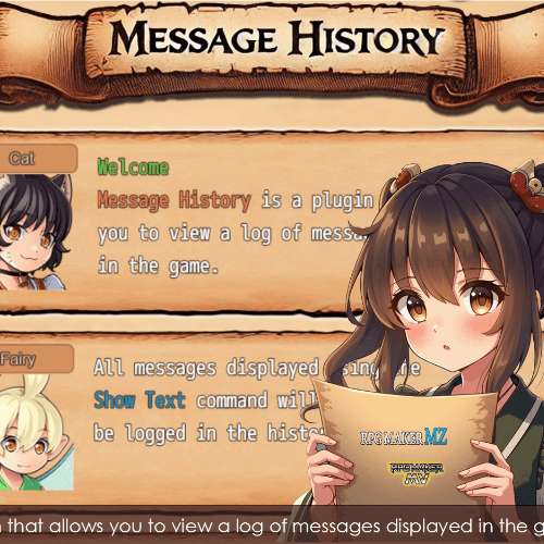 Message History PRO [MV, MZ] + future updates