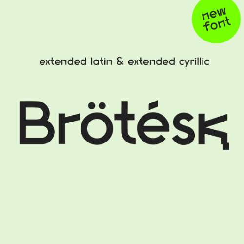 Brotesk Font / Video версия