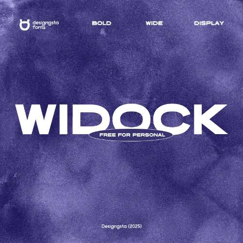 Шрифт Widock / Desktop