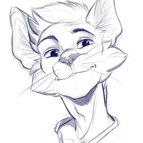 Black and white sketch